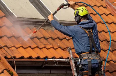Démoussage et hydrofuge de toiture à Romelfing